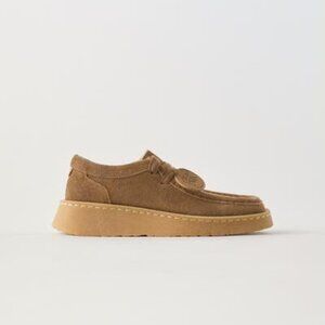 CLARKS® x ZARA LEATHER SHOES | Brown | US Size  2½